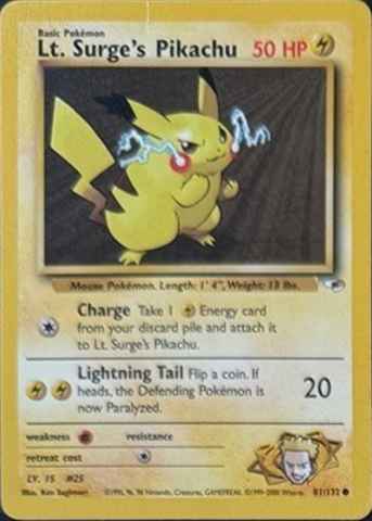 Detected Lt. Surge's Pikachu #81 — click to enlarge